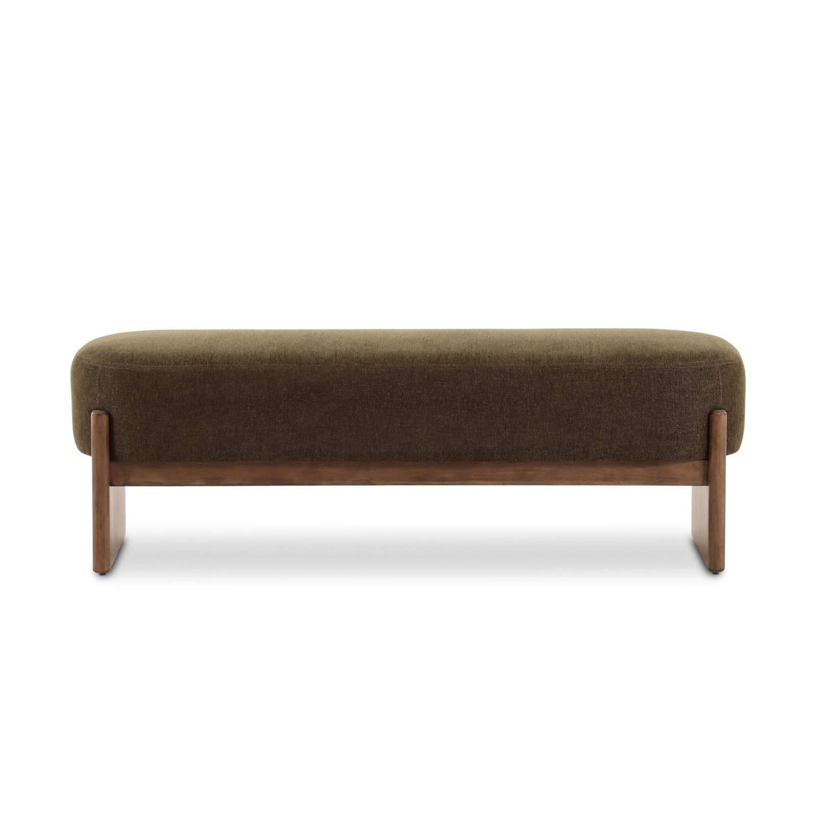 Kirby Accent Bench- 60"-Solema, Vintage Natural, Sutton Olive