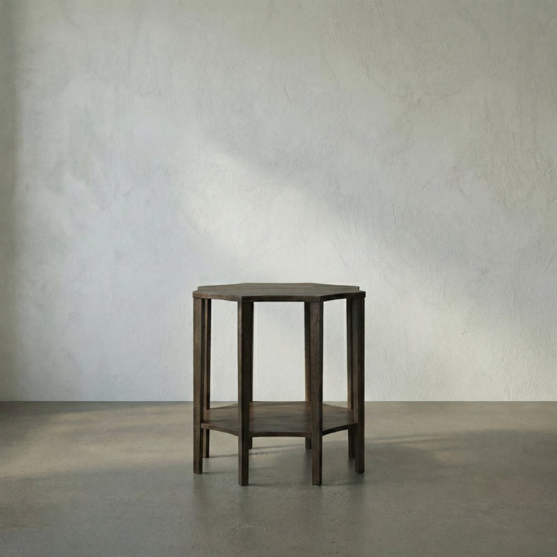 Table de bout Ariana, Noyer ébène