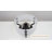 15.75" Handmade Opal White Glass Flush Mount Ceiling Light Fixture