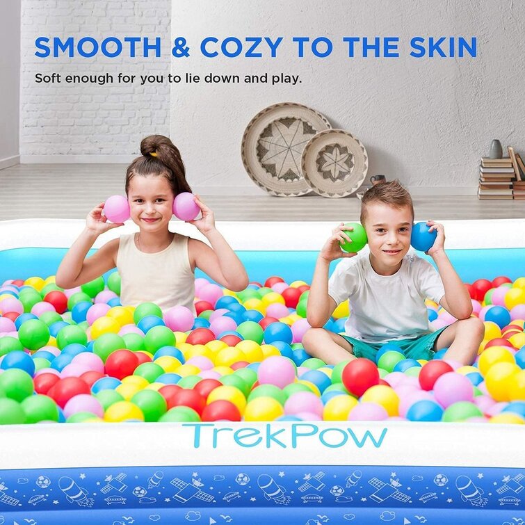 TrekPow 1.64' x 5.9' x 9.8' Plastic Inflatable Pool & Reviews