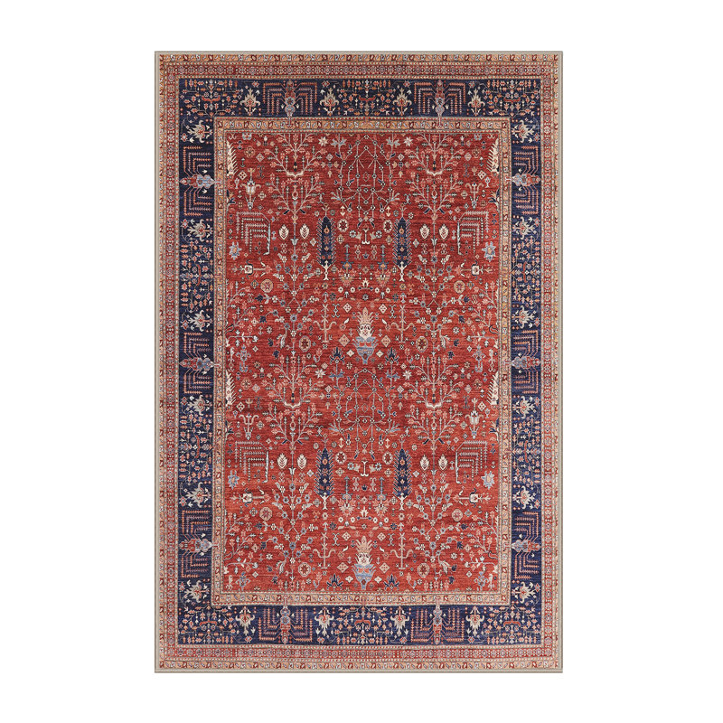 Tapis oriental orange, Rectangle de 3 pi x 5 pi