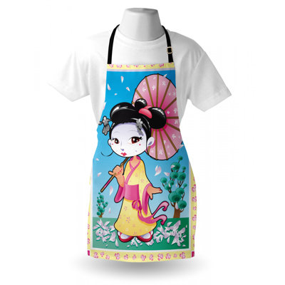Tablier de fille parasol