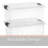 Latitude Run® Clear Storage Bins with Lids, 3 Pack- Plastic Storage Boxes for Home-151713725