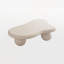 Table basse de 40 pouces en forme de nuage avec 3 pieds sphériques pour un salon moderne et sécuritaire