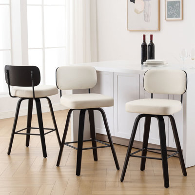 Tabouret de bar et de comptoir pivotant Cicero