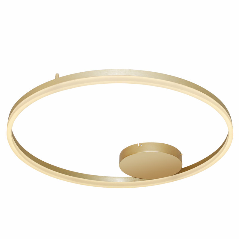 LED Flush Mount, Gold