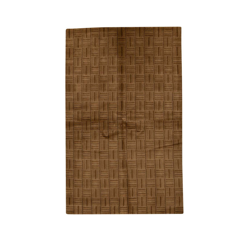 Tapis brun / noir / beige de haute qualité