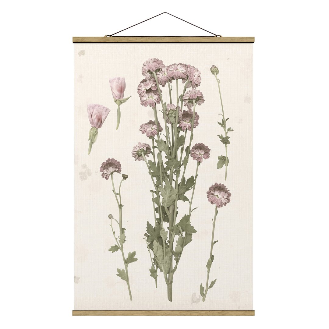 Wandbild Herbarium In Pink I