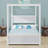 Canopy Bed With 4 Drawers