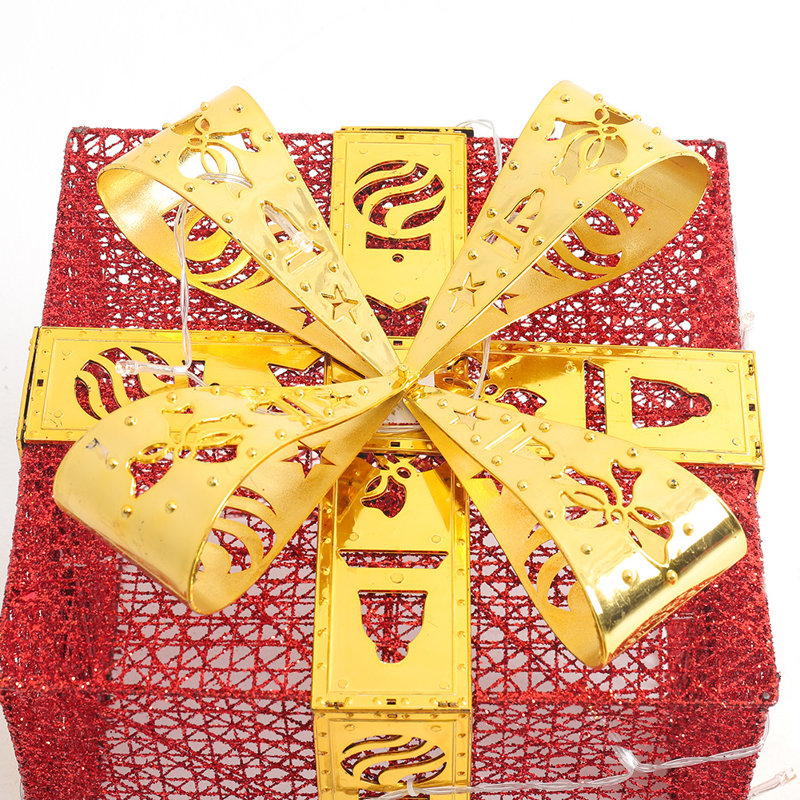 Christmas Decorative Accent, Gold/Red
