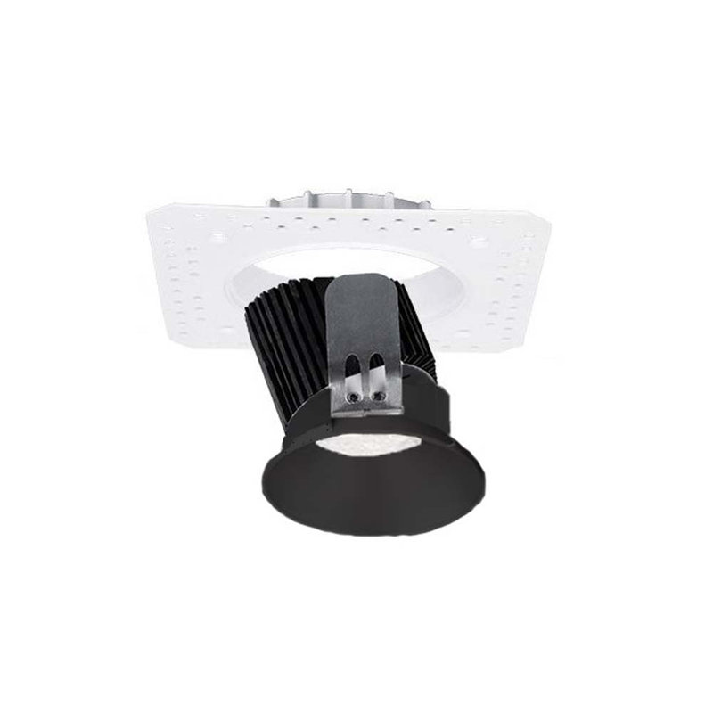 Aether Round Invisible 2.875" Wall Washer Recessed Trim, 2700K/85, Black