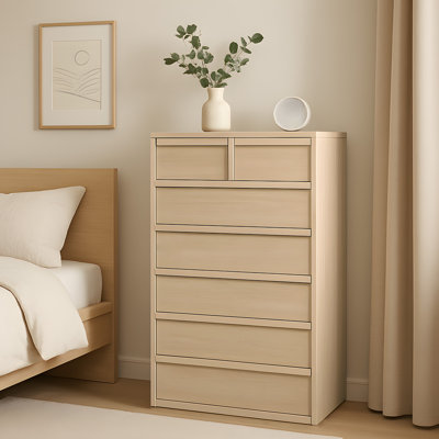 Commode à 5 tiroirs en bois pour le salon, le placard et le vestibule