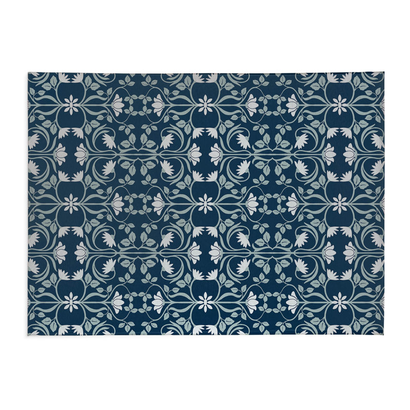 Tapis Savanah, Bleu, Rectangulaire 2 pi x 3 pi