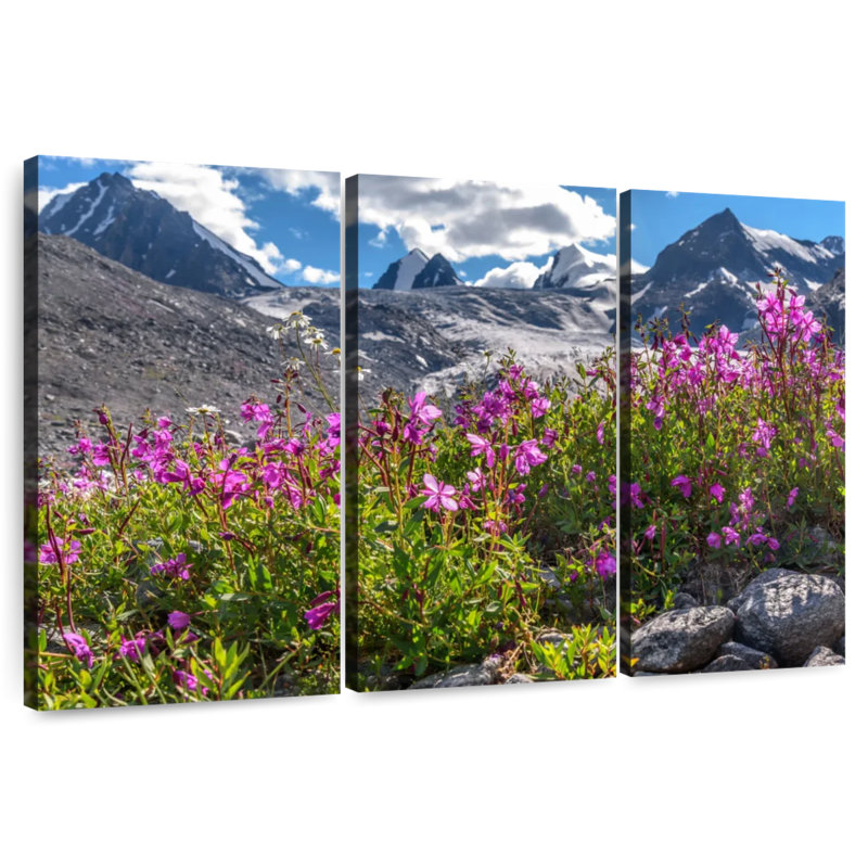Harnek Wild Pink Blossoms, 42" H x 65" W
