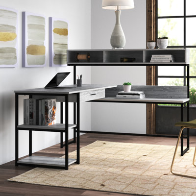 Giordano L-Shape Desk by Wade Logan