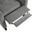 Fauteuil inclinable manuel réglable WingBack avec table d'appoint pliable, ports de charge USB pour un confort et une commodité modernes-112180320