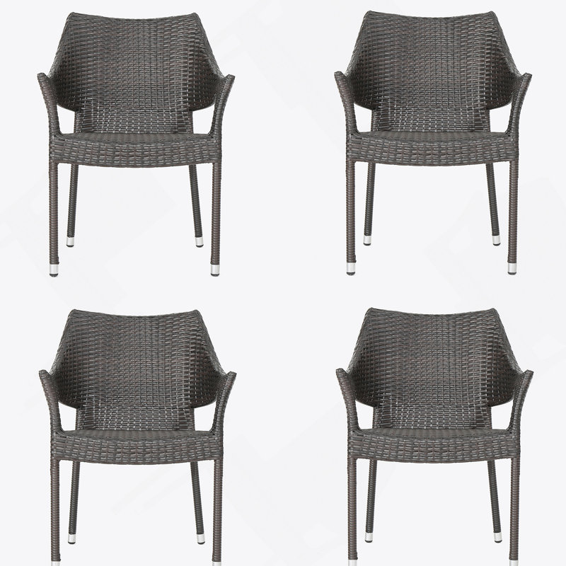 Chaise d'extérieur en résine, 52637,00MBRN KD MP4