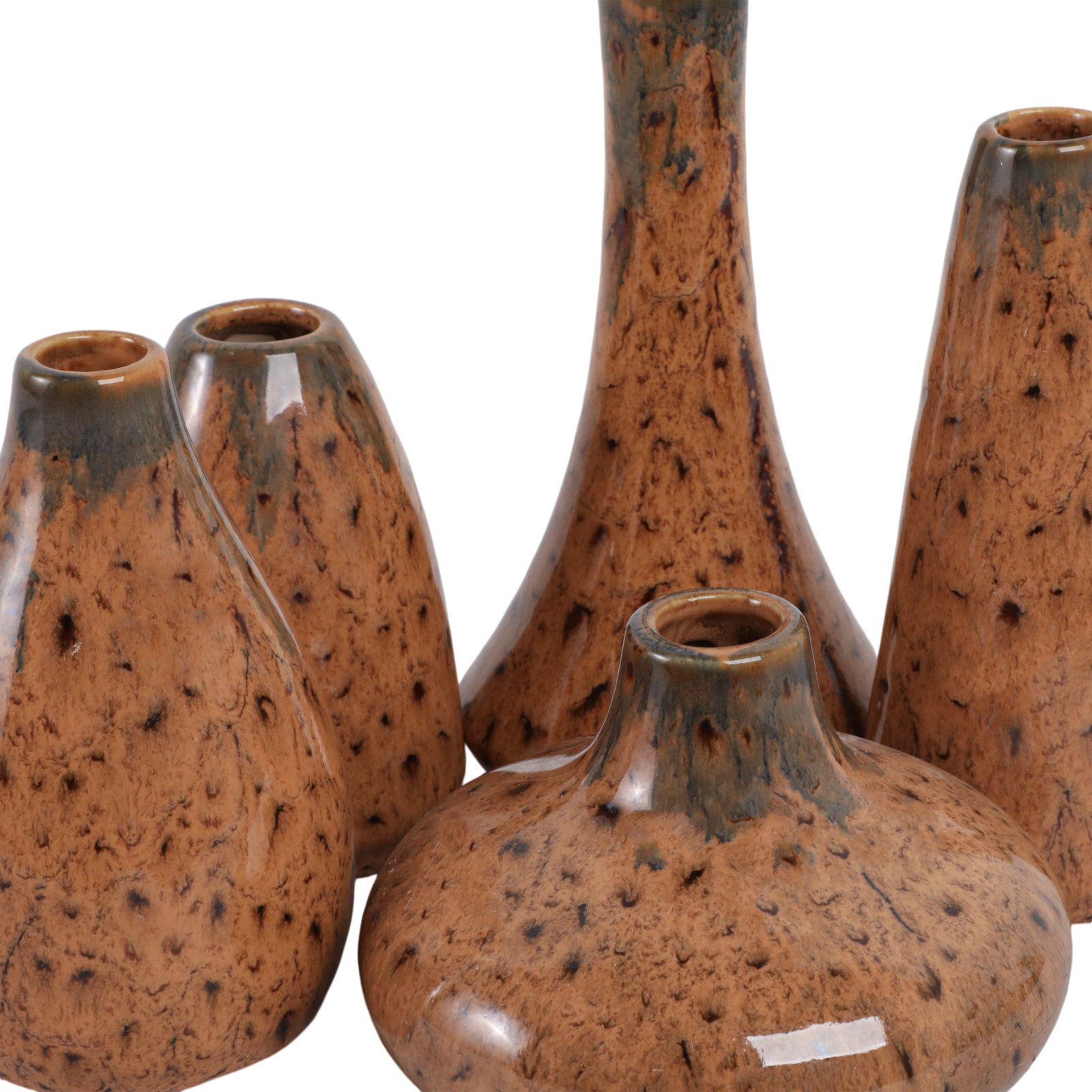 Kieden Ceramic Table Vase, Brown