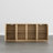 63''W Modern Fluted Sideboard with Adjustable Shelves-126677798
