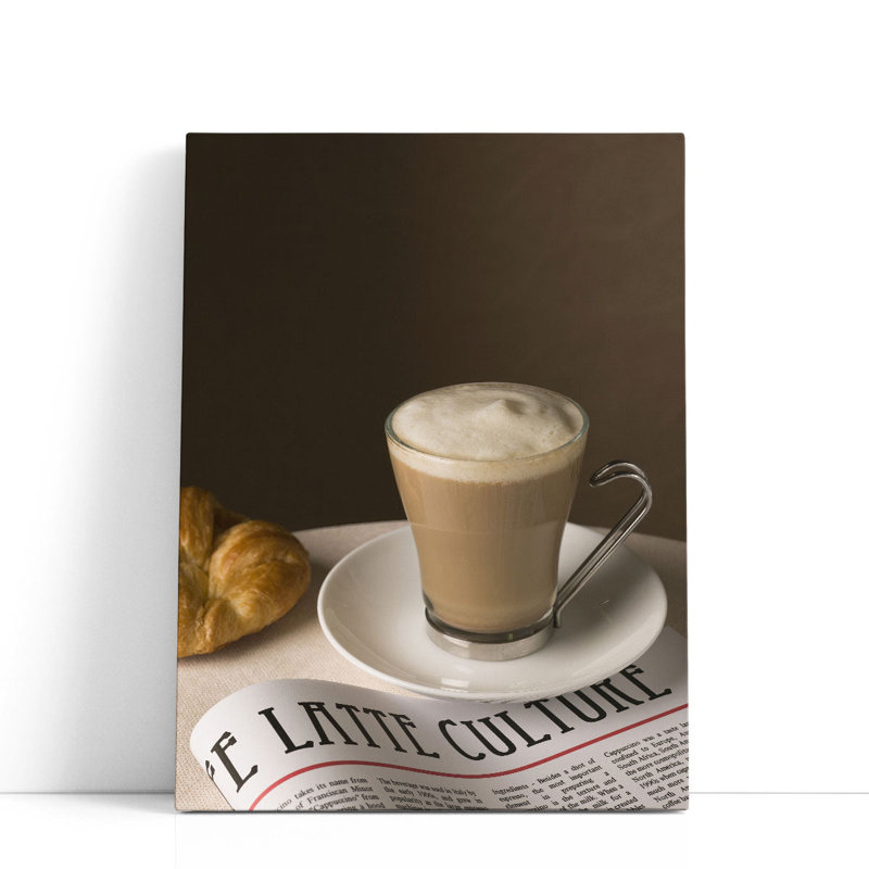 Cappuccino 3 - Canvas Print Wall Art, 32" H x 24" W