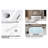 67" Freestanding Acrylic Bathtub, Oval Design, Glossy White Finish, Pop - Up Drain, Comfortable And For Bathroom Bathtub With Acrylic, Shape, Center Spacious