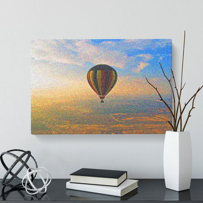Hot Air Balloon Ride by Georges Seurat - Wrapped Canvas Painting