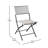 Three Piece Folding Set in PE Rattan with Metal Frames for Indoor and Outdoor Use-87817237