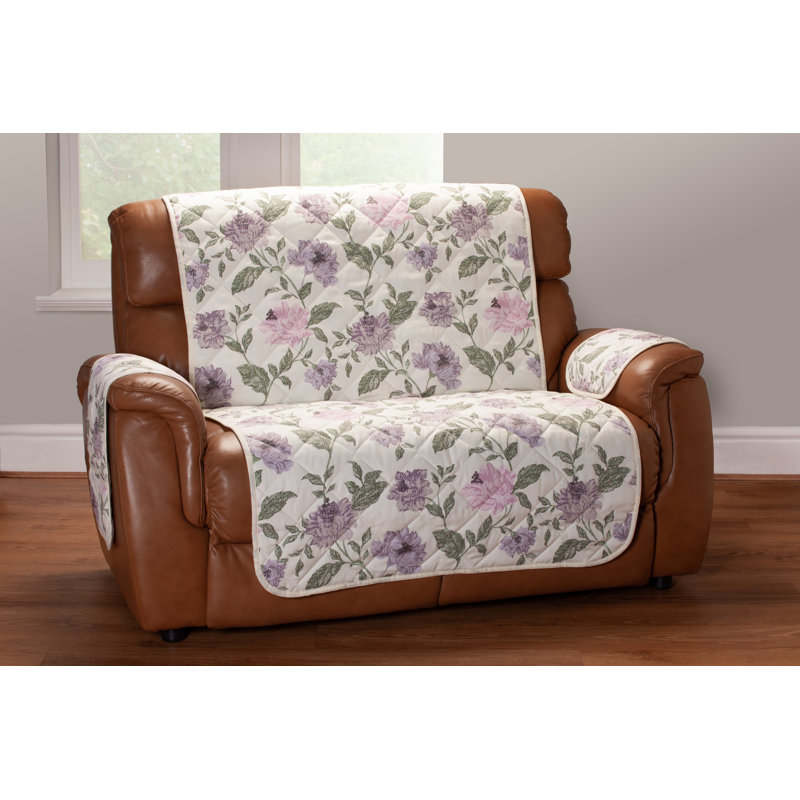 Aleni Polyester Not A Cushion Slipcover, White/Purple, W51 x L163cm
