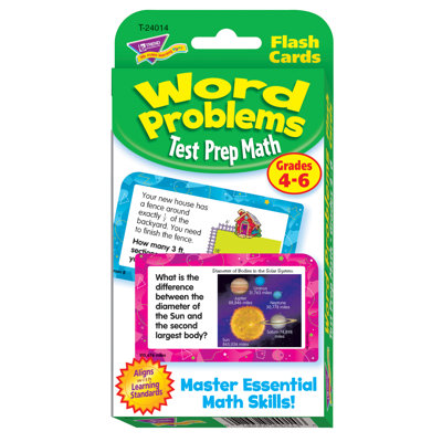 Challenge Test Prep Math Flash Cards