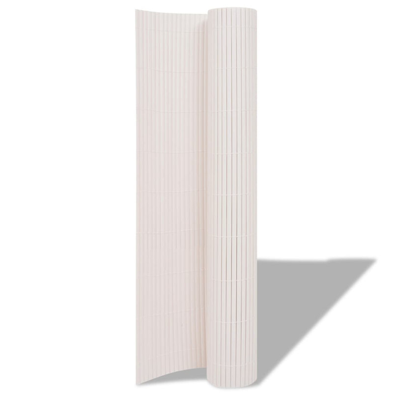 Double-Sided Garden Fence (3m x 0.9m), White