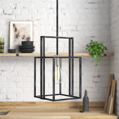 Luminaire suspendu simple géométrique à 1 lumière Larchmont