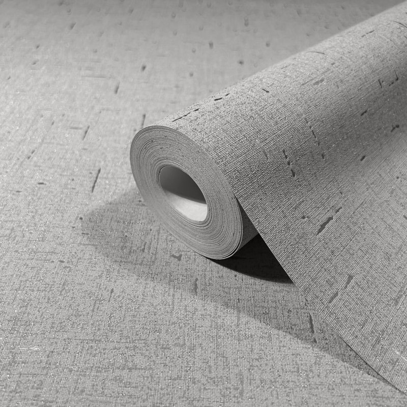 City Romance Collection Shimmery Accents Wallpaper Roll, Grey