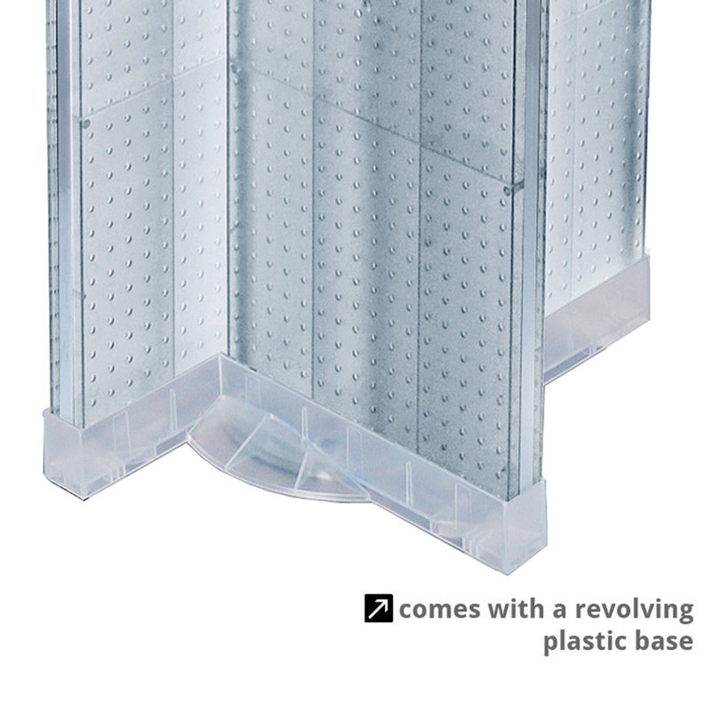 60" H x 16" W Plastic Pegboard