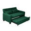 Malaquas Convertible Sleeper Loveseat with Pockets & Plush Pillows-115120295-116571860
