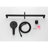 28-Inch Slide Bar Handheld Shower, 59-Inch Hose, Matte Black, Stainless Steel, Adjustable Shower Head For A Thoroughly Clean And Fresh With Hose Bar, Relaxing Experience