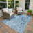 Machine Washable Indoor/Outdoor Chantille ACN2411 Botanical Rug-184482991