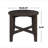 Round Solid Wood End Table
