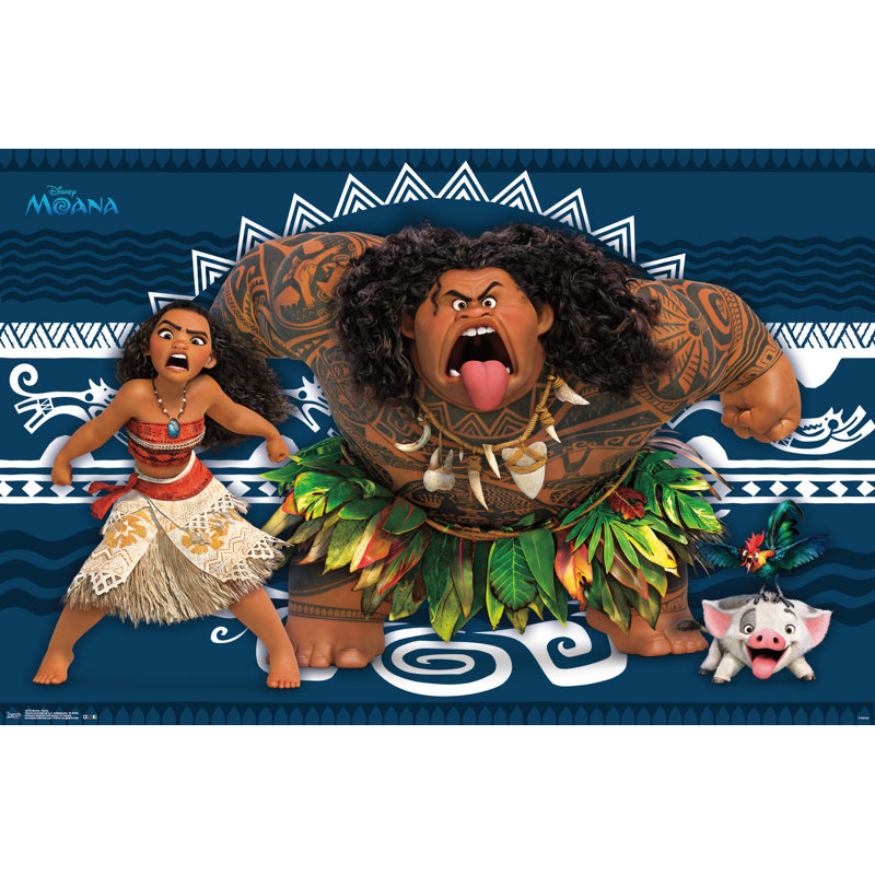 Impression sur papier moana-faces