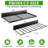 Two Layer Five Hook Tool Rack