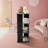 3-tier 38.19"H X 15.75"W / 4-tier 50"H X 15.75"W Corner Rotating Bookcase-1134628984-1134628985