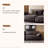 Dark Gray 100% Polyester Modular Sofa cushion couch-109304883-109304886