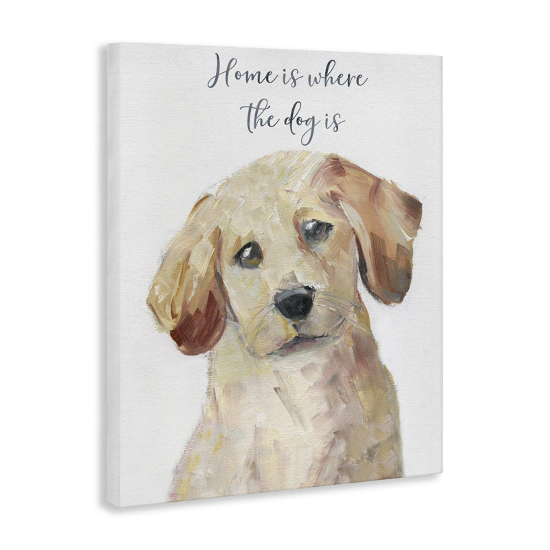 Toile Sent Sentiment du chien, conception de Sally Swatland, H 40 po x l 30 po