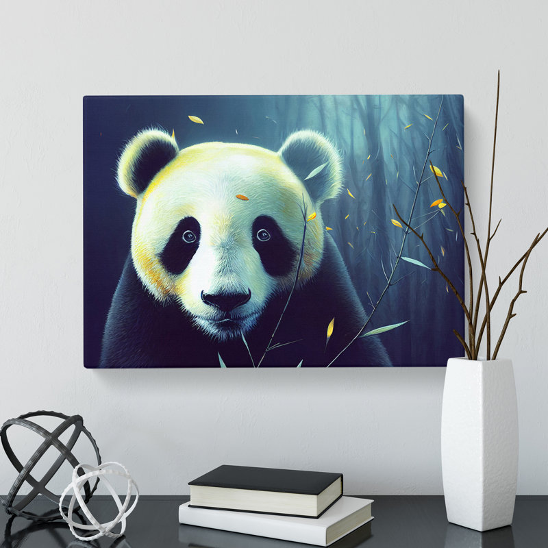 Fabulous Panda - Wrapped Canvas, 35cm H x 50cm W x 3cm D