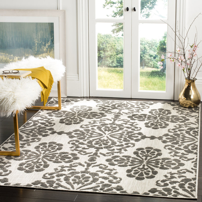 Mccreery Performance Geometric Rug, Rectangle 6'7" x 9'6"