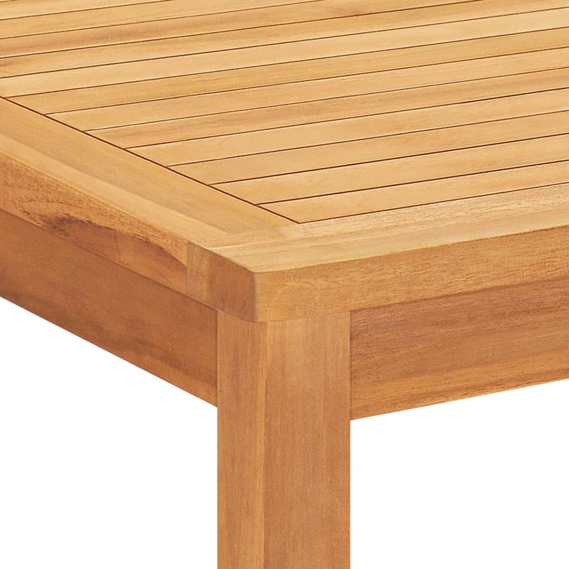 Gitane 6 - Person Teak Patio Dining Set with Rectangular Table, 77cm H x 160cm L x 80cm W