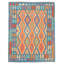 Tapis unique bleu foncé de 5 pi 2 po x 6 pi 3 po