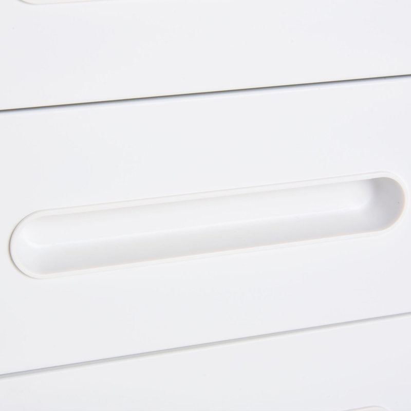 Lynnae 15.4'' Wide 3 -Drawer Mobile Steel File Cabinet, White