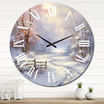 Horloge murale Winter