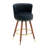 COOLMORE Counter Height Bar Stools Set Of 2 For Kitchen Counter Solid Wood Legs With A Fixed Height Of 360 Degrees-1832392776