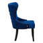 Caesar Velvet Dining Chair - Ergonomic Upholstered Curved Back with Solid Wooden Legs - Modern Side Chair for Living Room Dining Room-1100677274-1157841301